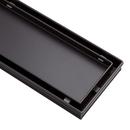 Signature Hardware Matte Black 36 in. Linear Shower Drain 