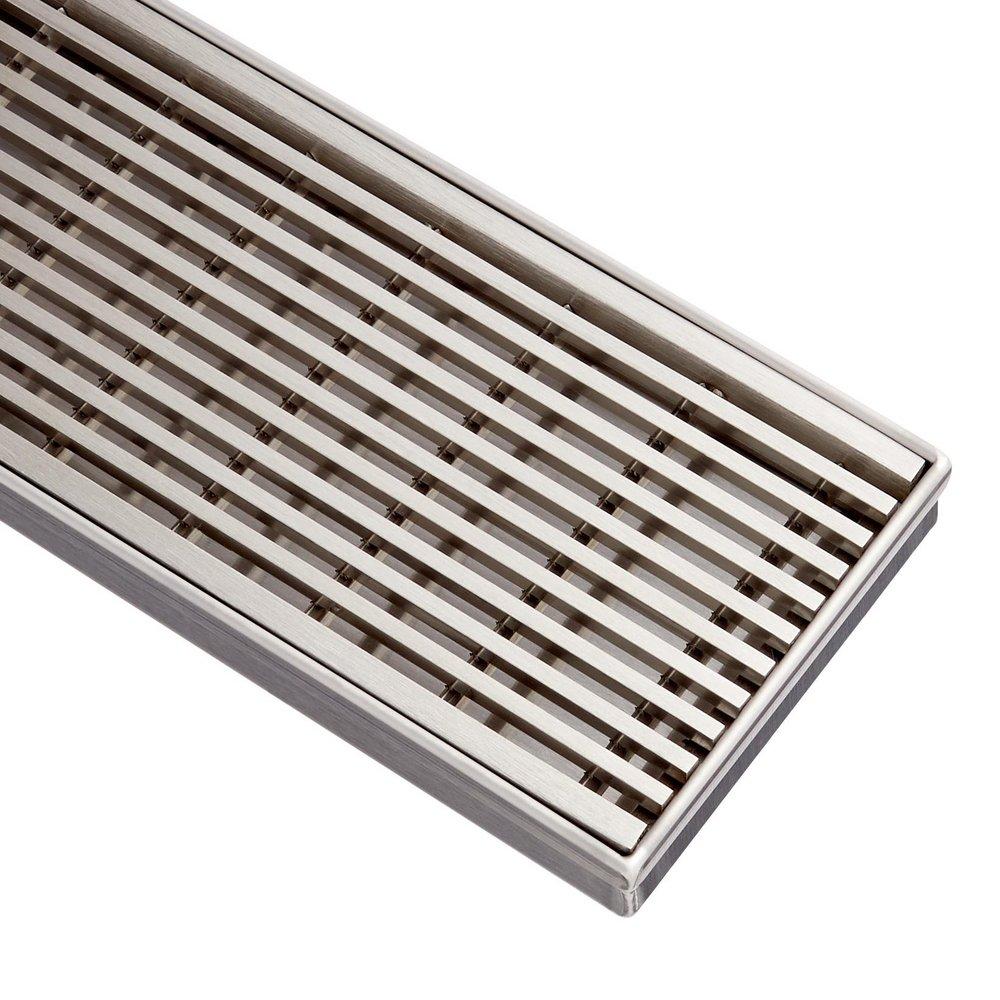 Signature Hardware Stainless Steel 40 in. Linear Shower Drain 