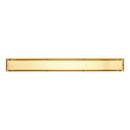 Signature Hardware Brushed Gold 40 in. Linear Shower Drain 