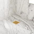Signature Hardware Brushed Gold 4 in. Linear Shower Drain 