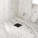 Signature Hardware Matte Black 4 in. Linear Shower Drain 