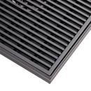 Signature Hardware Matte Black 4 in. Linear Shower Drain 
