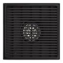 Signature Hardware Matte Black 4 in. Linear Shower Drain 