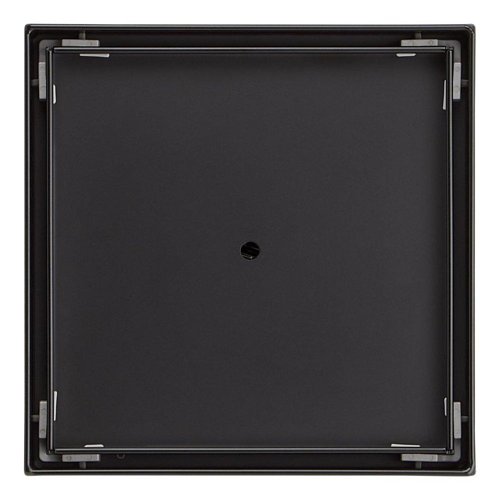 Signature Hardware Matte Black 4 in. Linear Shower Drain 