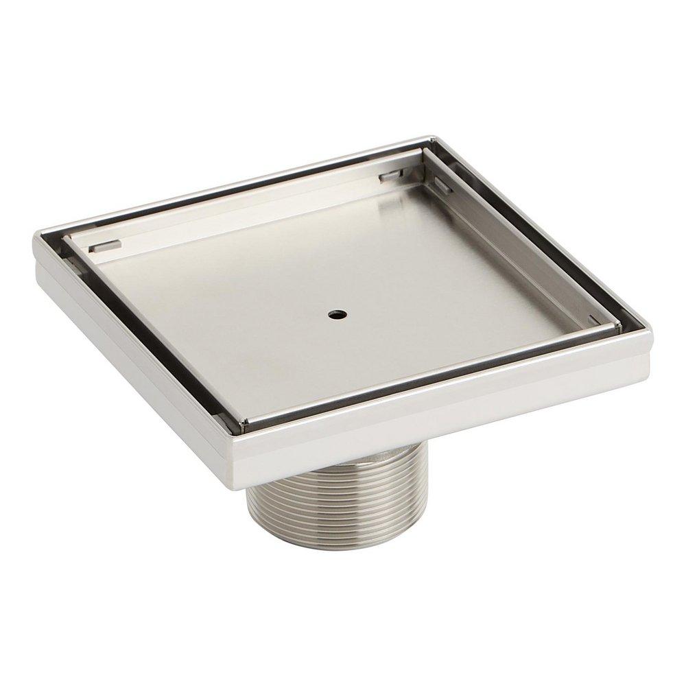 Signature Hardware Stainless Steel 4 in. Linear Shower Drain 