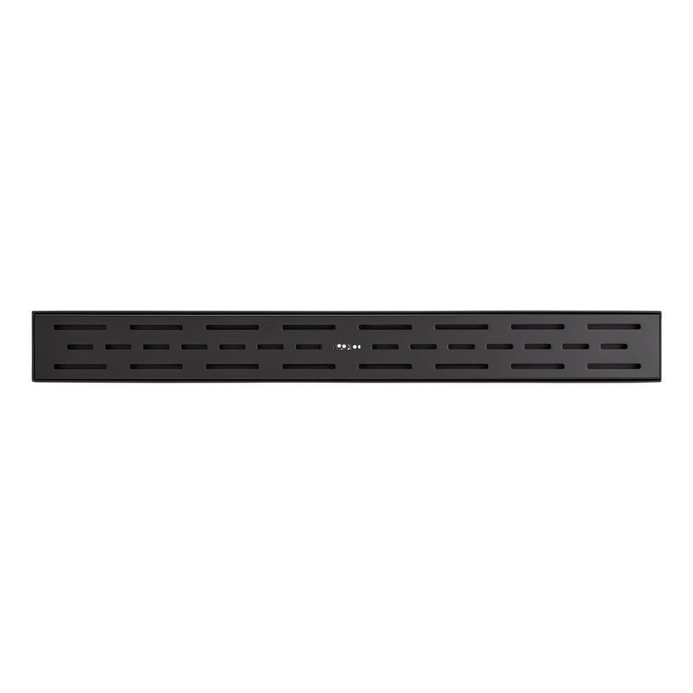 Signature Hardware Matte Black 48 in. Linear Shower Drain 