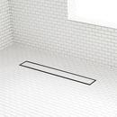 Signature Hardware Matte Black 48 in. Linear Shower Drain 