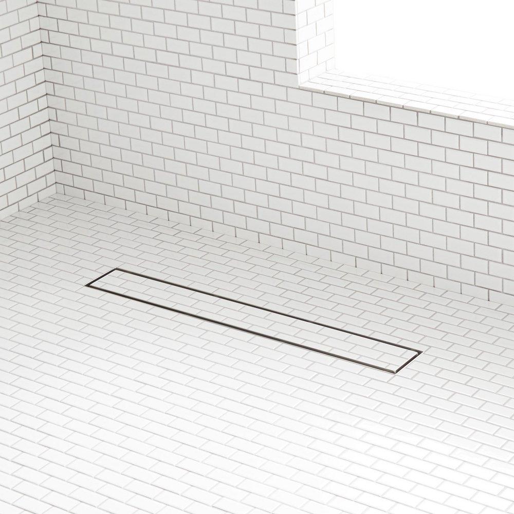 Signature Hardware Stainless Steel 48 in. Linear Shower Drain 