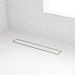 48 in. Linear Shower Drain in Stainless Steel