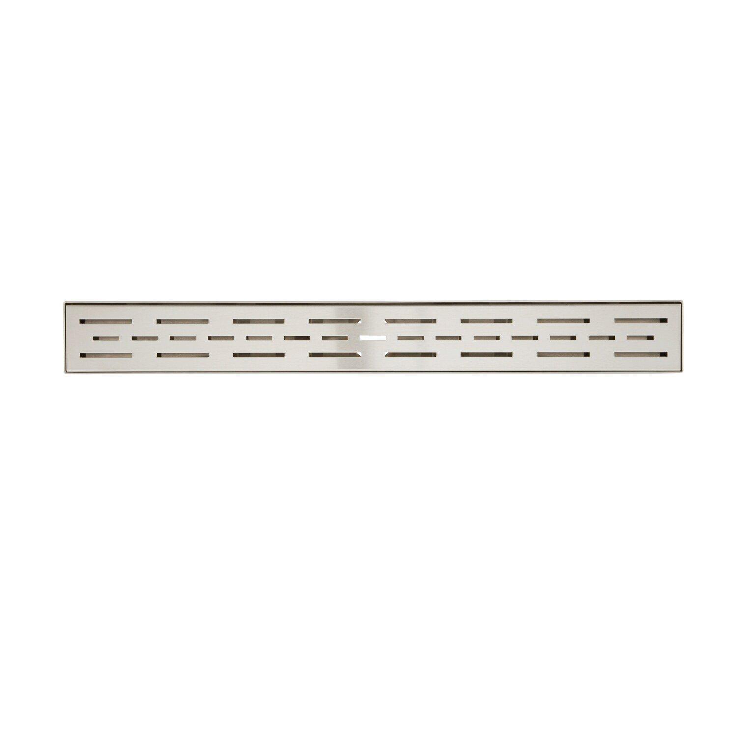 Signature Hardware Stainless Steel 60 in. Linear Shower Drain 
