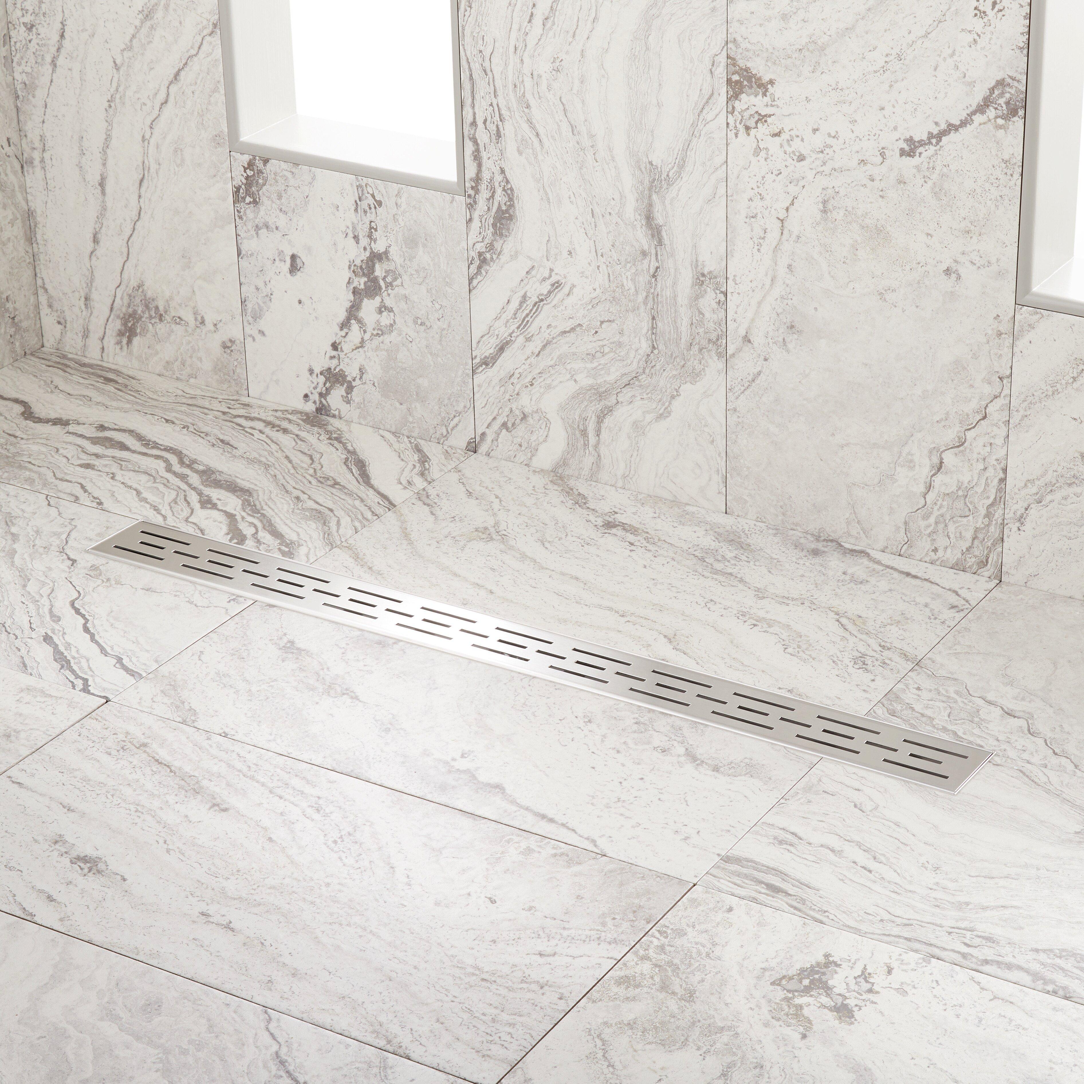 Signature Hardware Stainless Steel 60 in. Linear Shower Drain 