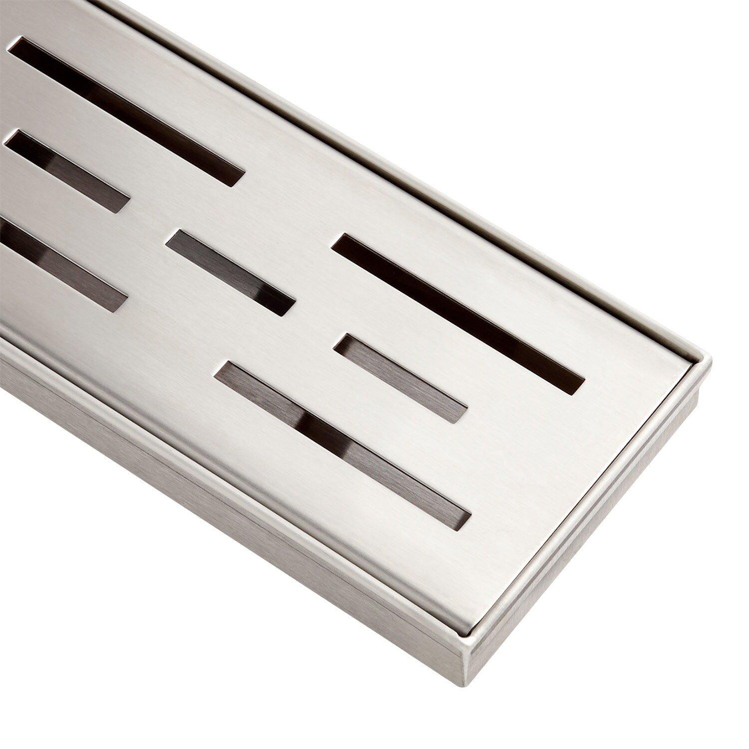 Signature Hardware Stainless Steel 60 in. Linear Shower Drain 
