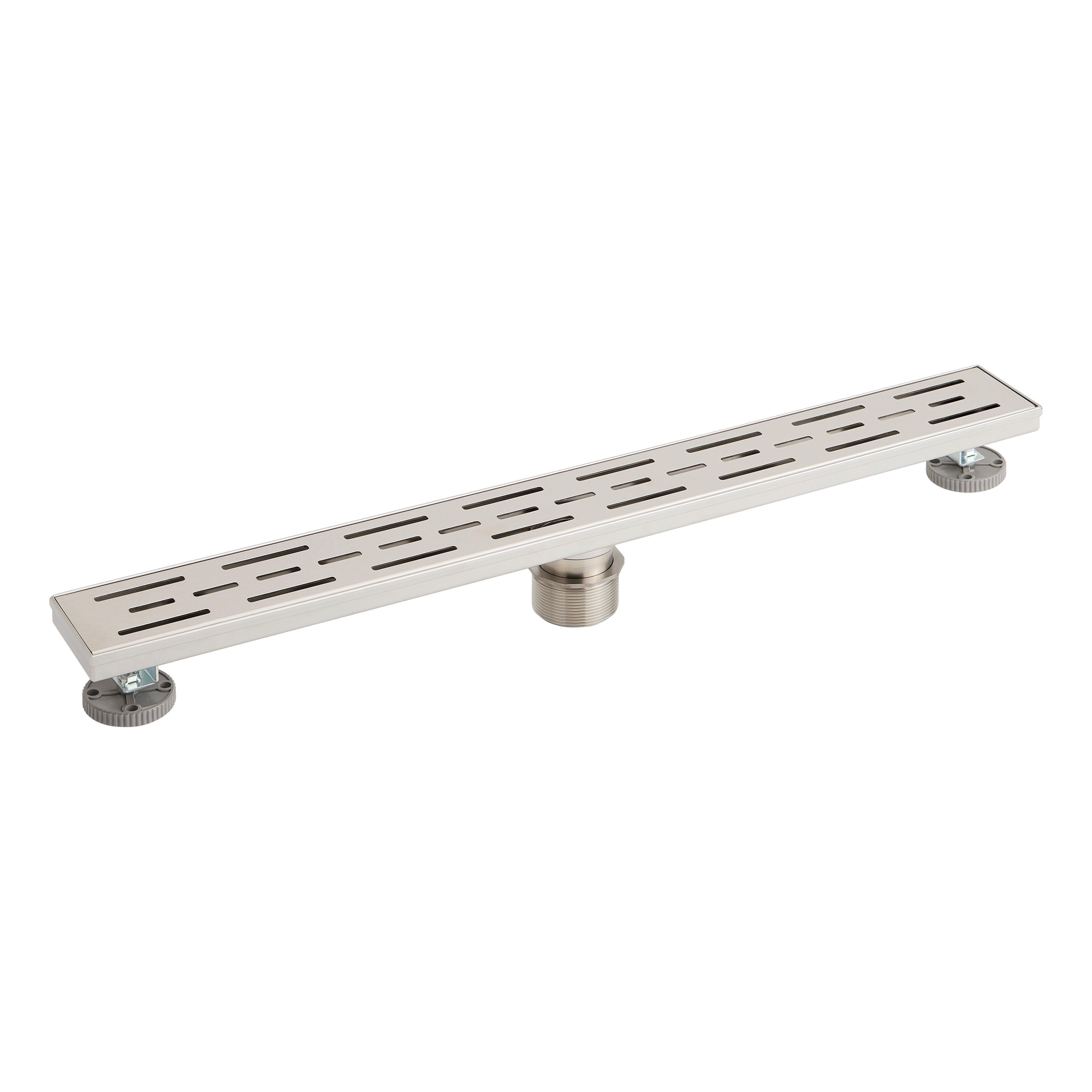 Signature Hardware Stainless Steel 60 in. Linear Shower Drain 