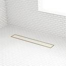 Signature Hardware Brushed Gold 60 in. Linear Shower Drain 