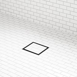 6 in. Linear Shower Drain in Matte Black