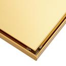 Signature Hardware Brushed Gold 8 in. Linear Shower Drain 