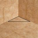 Signature Hardware Brushed Gold 8 in. Linear Shower Drain 