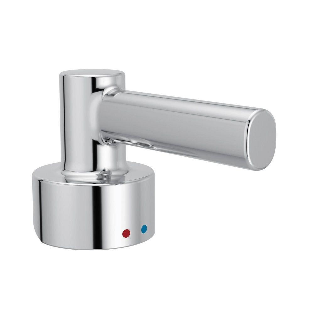 CHROME ONE-HANDLE LOW ARC BATHROOM FAUCET 