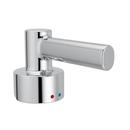 CHROME ONE-HANDLE LOW ARC BATHROOM FAUCET 