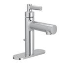 CHROME ONE-HANDLE LOW ARC BATHROOM FAUCET 
