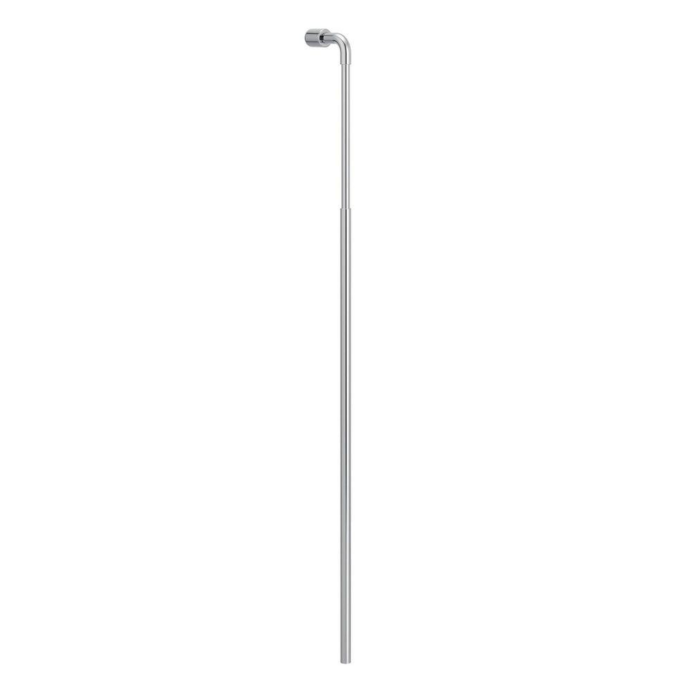 CHROME ONE-HANDLE LOW ARC BATHROOM FAUCET 