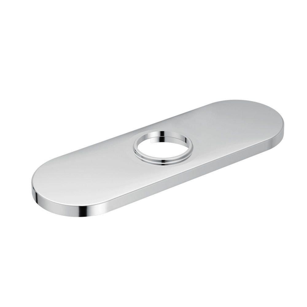 CHROME ONE-HANDLE LOW ARC BATHROOM FAUCET 
