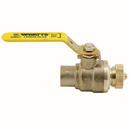 3/4 in Brass Full Port Sweat x Hose Ball Valve 