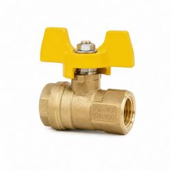 1/4" NPT Female to Female Chrome Plated Brass Ball Gauge Isolation Cock Valve - BTC 14