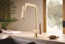 BRIZO FRANK LLOYD WRIGHT PULL-DOWN KITCHEN FAUCET WITH SQUARE SPOUT - LESS HANDLE 