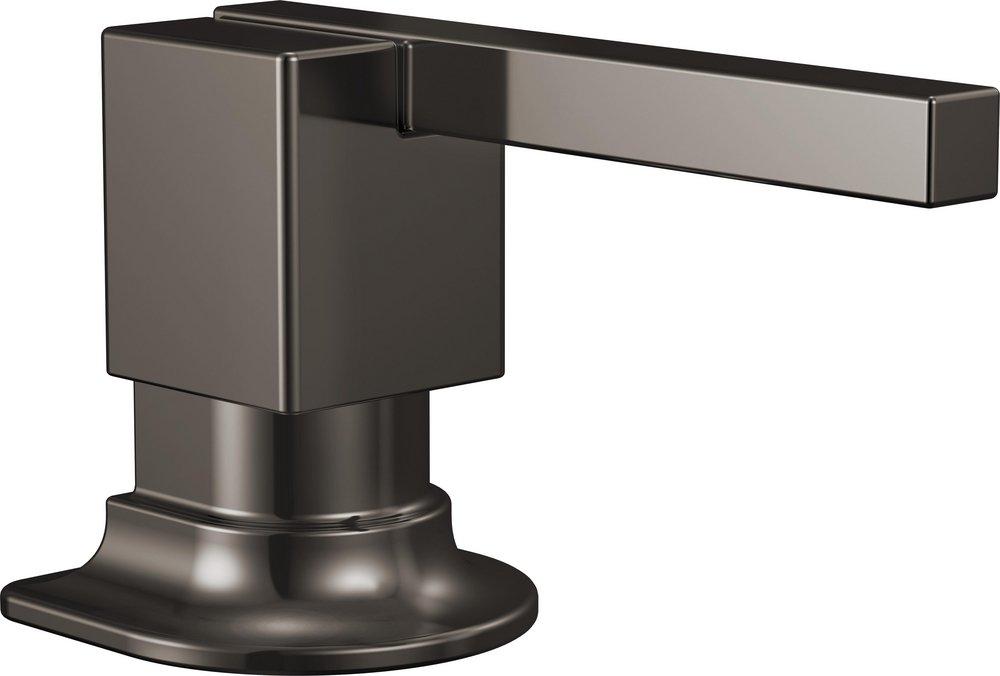 15 oz. Deck Mount Soap / Lotion Dispenser in Brilliance&reg; Black Onyx 