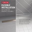DELTA OTHER 24 REVERSIBLE LINEAR SHOWER DRAIN TRIM 