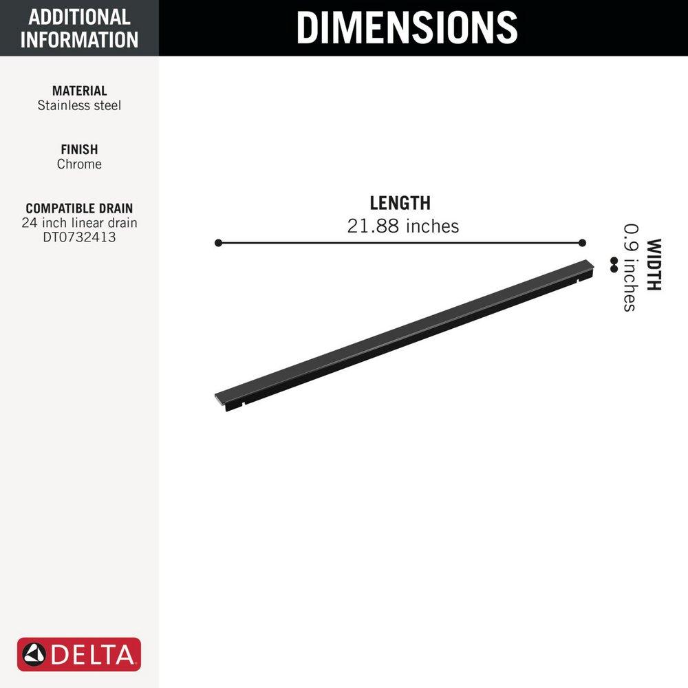 DELTA OTHER 24 LINEAR SHOWER DRAIN WALL EDGE 
