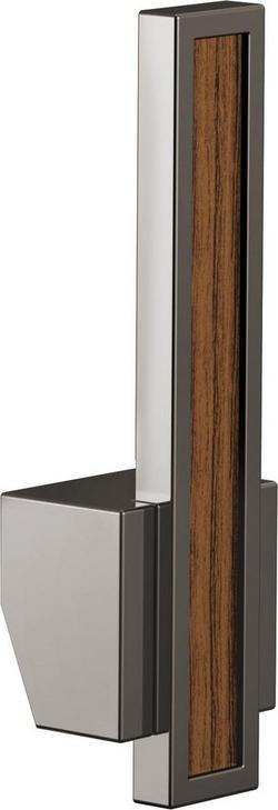 Pull-Down Kitchen Faucet Lever with Wood Inlay Handle Kit