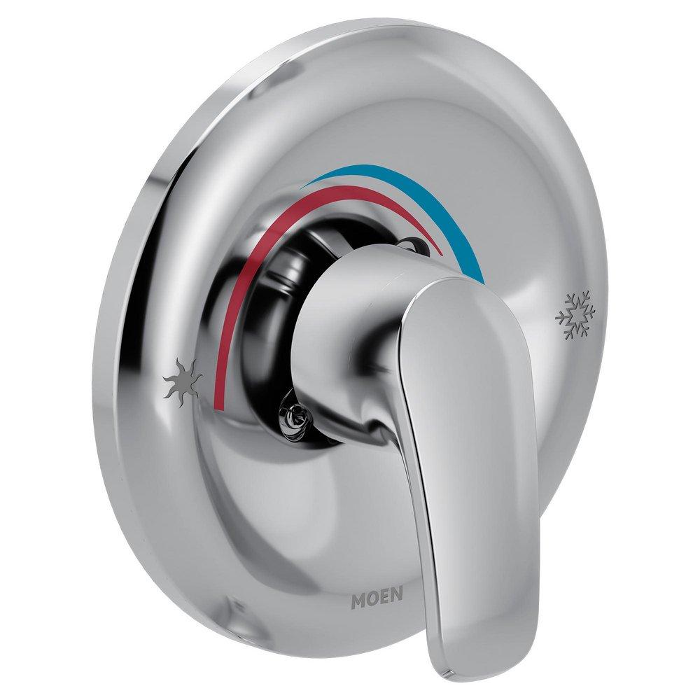 Single Handle Pressure Balancing Valve Trim in Chrome 