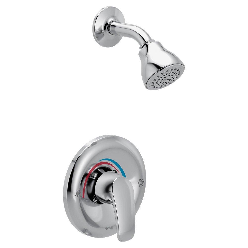 One Handle Single Function Shower Faucet in Chrome (Trim Only) 