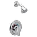 One Handle Single Function Shower Faucet in Chrome (Trim Only) 