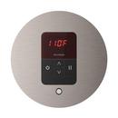 ITEMPO ROUND STEAM SHOWER CONTROL AND STEAMHEAD IN BRUSHED NICKEL