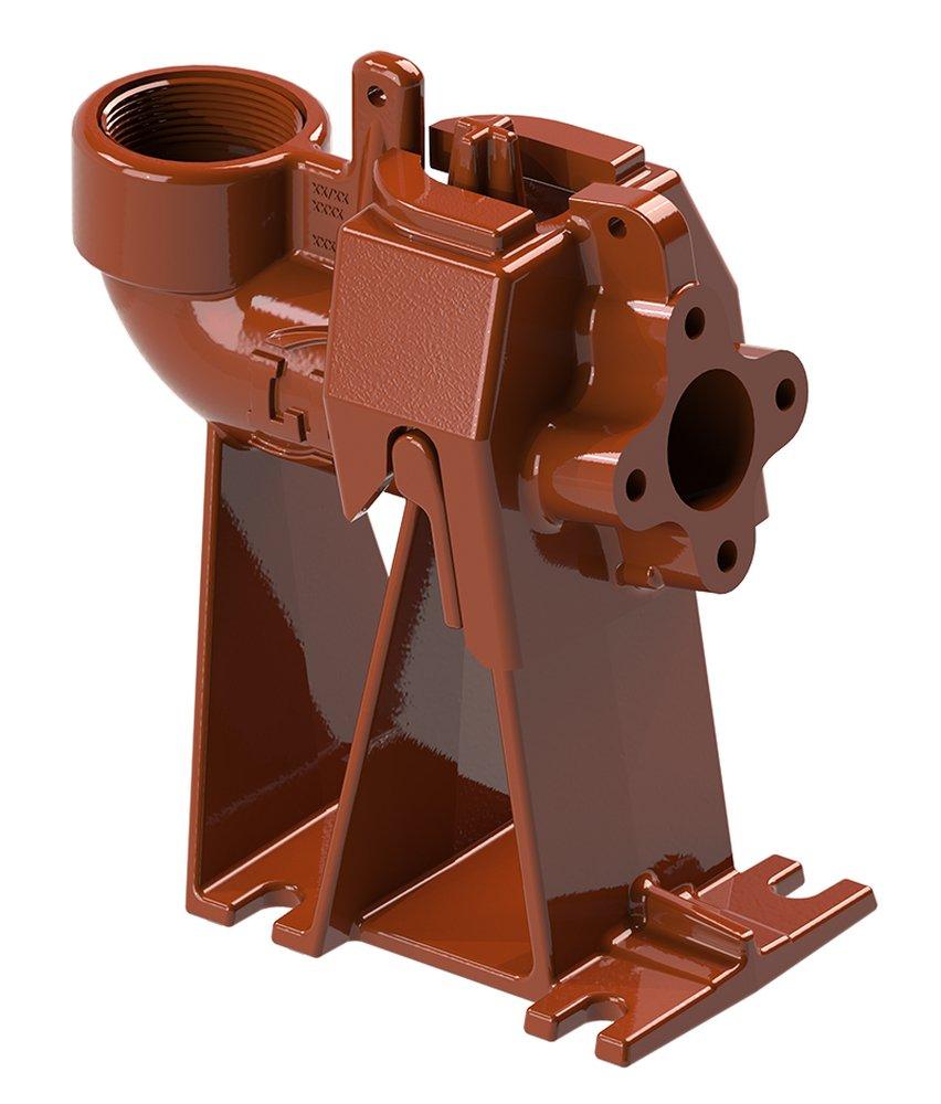 3 in. Cast Iron Guide Rail for 3-7.5 HP Grinders 