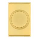 Sora Bed/Bath Knob W/ Rect Rose Sb 