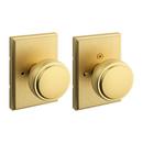 Sora Bed/Bath Knob W/ Rect Rose Sb 
