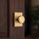 Sora Bed/Bath Knob W/ Rect Rose Sb 