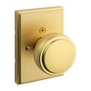 Sora Bed/Bath Knob W/ Rect Rose Sb 