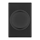 Sora Bed/Bath Knob W/ Rect Rose Mabl 
