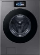 27" W 5.3 Cu Ft Large Capacity Smart Front Load Washer with LCD Display and AI Optiwash in Dark Steel 