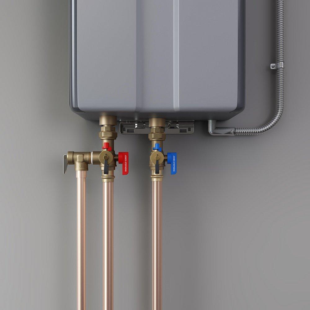 1 in. SWT Tankless Water Heater Valve Service Kit 