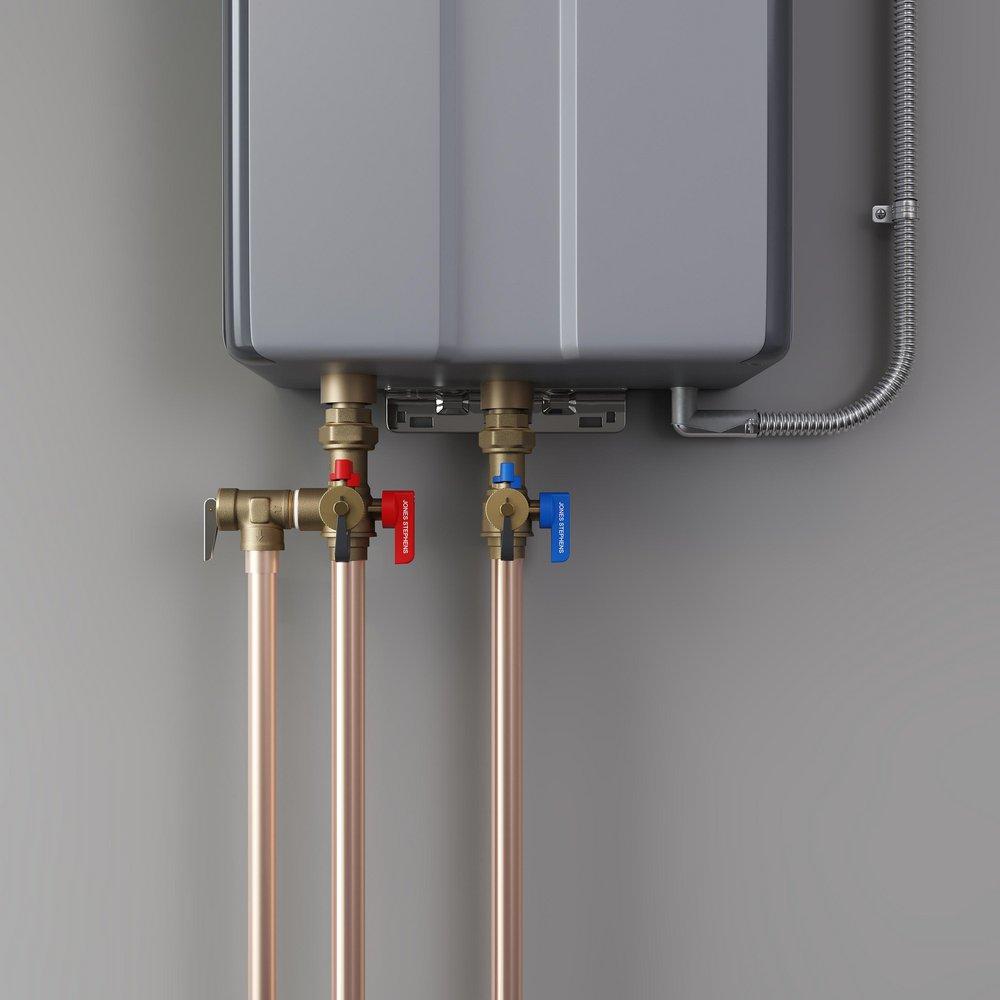 1 in. SWT Tankless Water Heater Valve Service Kit 
