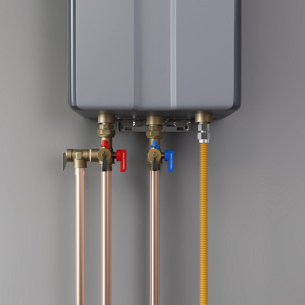 1 in. SWT Tankless Water Heater Valve Service Kit 