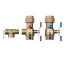 3/4 in. Press Tankless Water Heater Valve Service Kit with Pressure Relief Valve 
