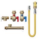 3/4 in. IPS Tankless Water Heater Valve Service Kit with Pressure Relief Valve, Sediment Trap, Gas Connector and Gas Ball Valve 