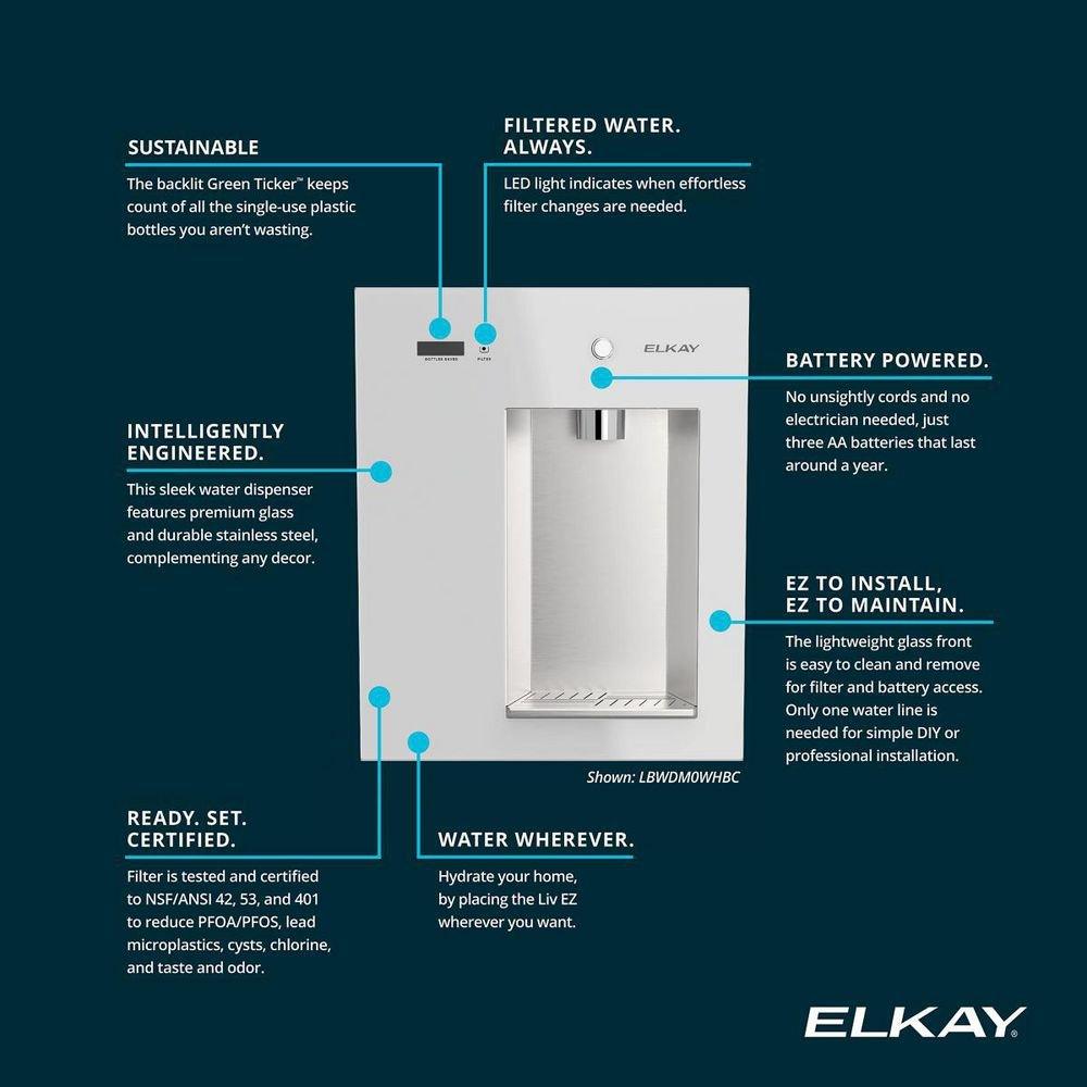 Filtered Non-Refrigerated Water Dispenser in Aspen White 